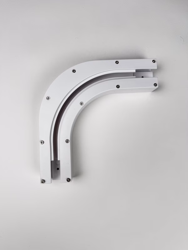 90º Kurve für intelligente Vorhangstangen