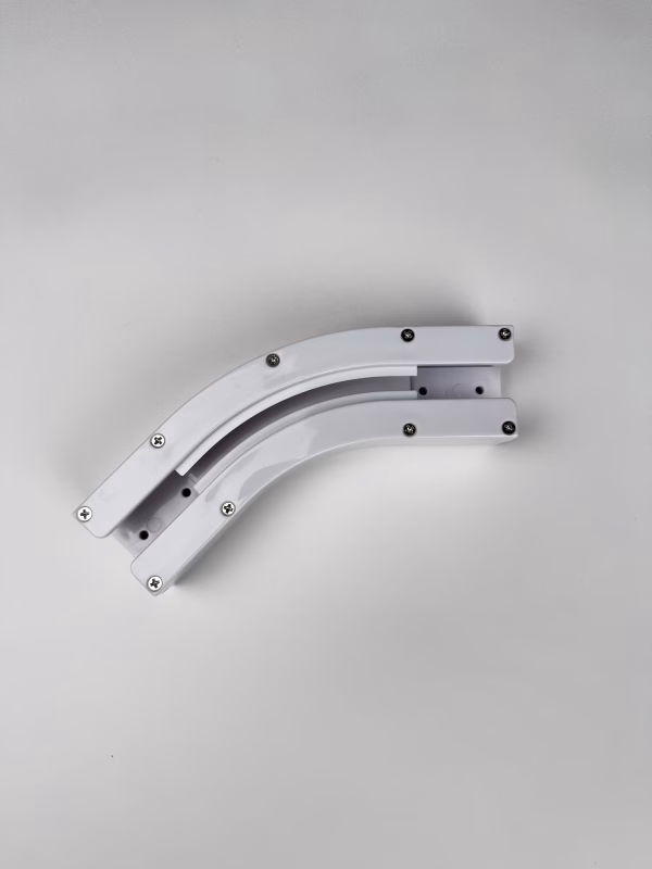 135º gebogene intelligente Vorhangstangen
